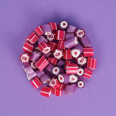 Caramelos personalizados para el día de la mujer