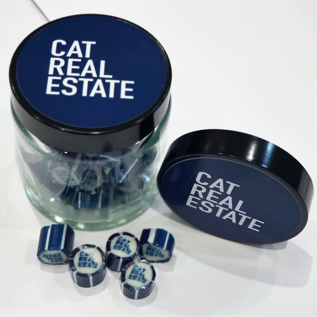 Caramelos personalizados para CAT Real Estate